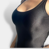 Shiny Lux Tank Top Black